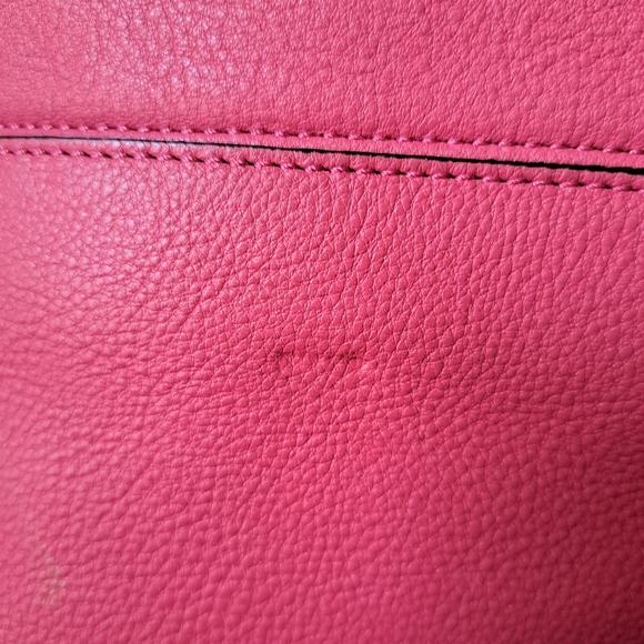 Coach Poppy Pink 24081 Leather Shoulder Bag With COA